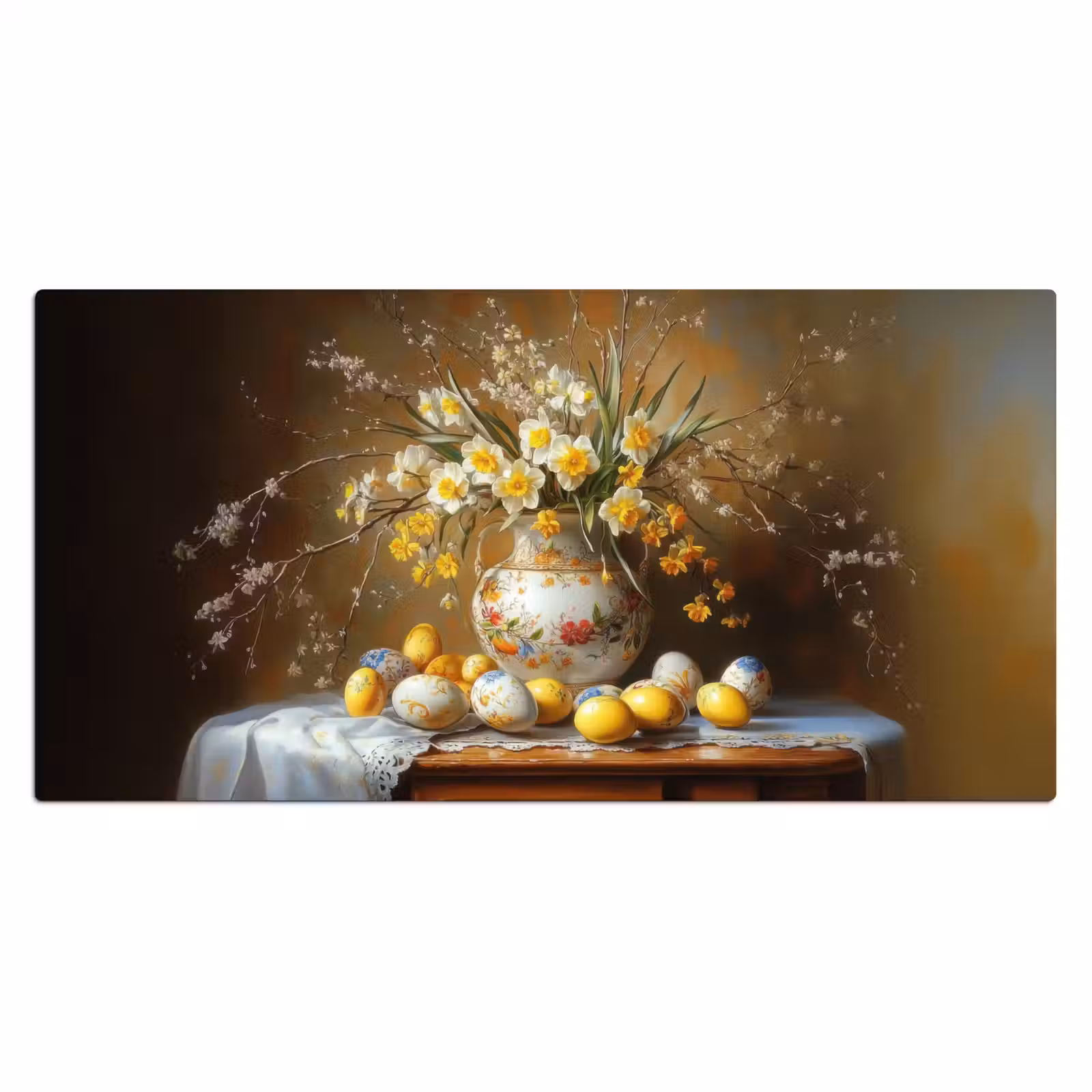 Bureau onderlegger - Paaseieren - Stilleven - Vaas — 1