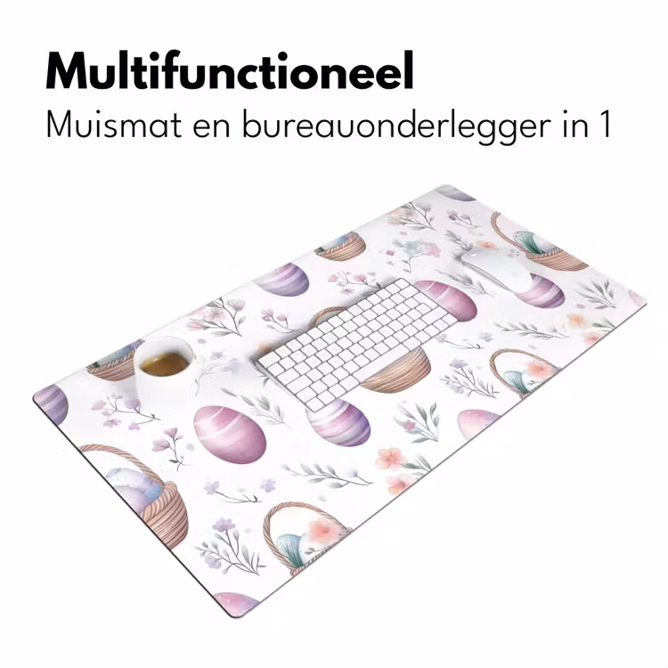 Bureau onderlegger - Bloemen - Paaseieren - Patroon — 6