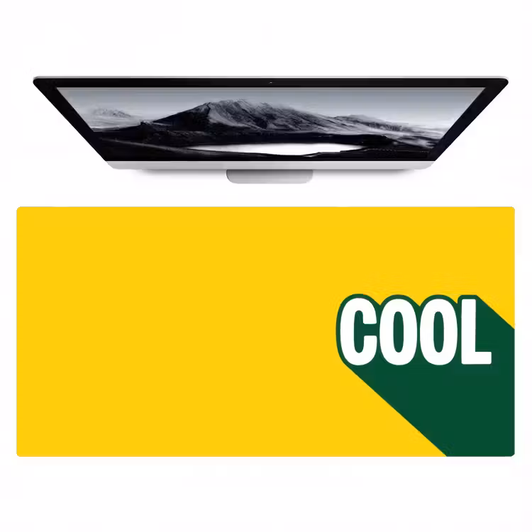 Bureau onderlegger - Cool - Geel - Groen — 1