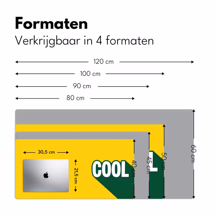 Bureau onderlegger - Cool - Geel - Groen — 8