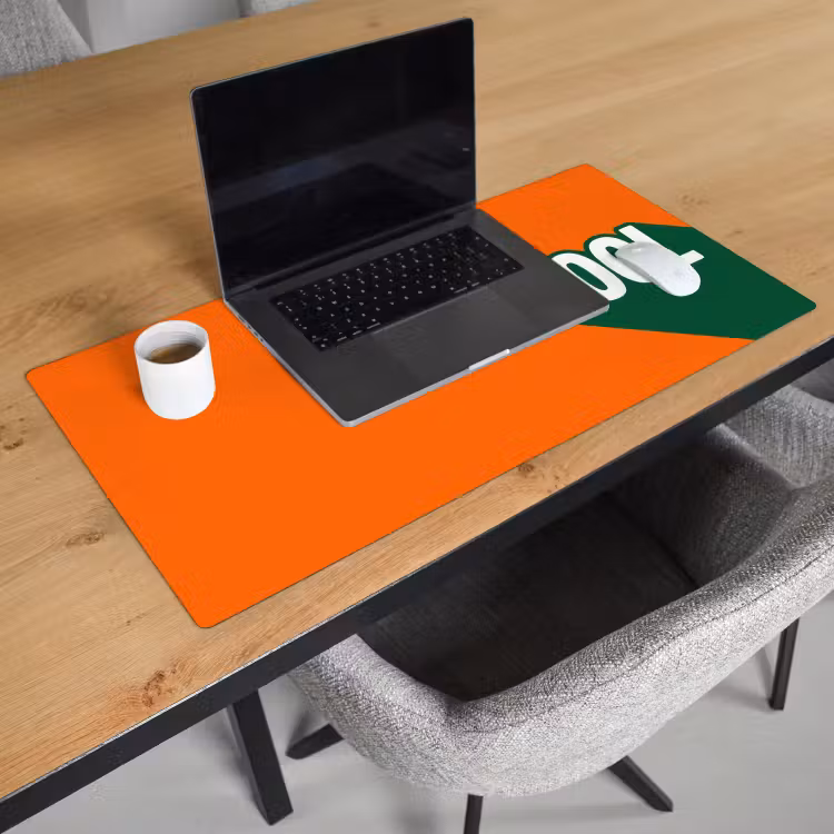 Bureau onderlegger - Cool - Oranje - Groen — 3