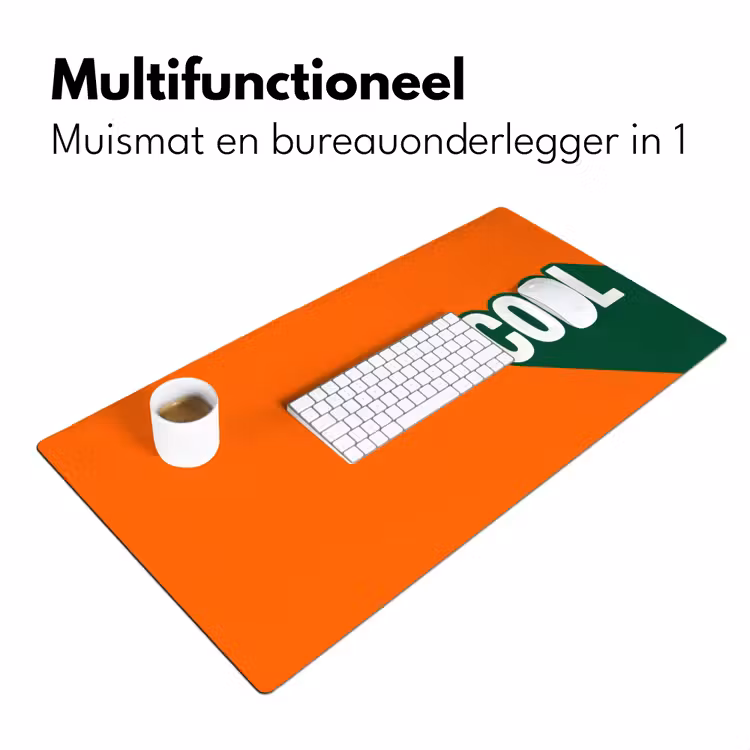 Bureau onderlegger - Cool - Oranje - Groen — 7