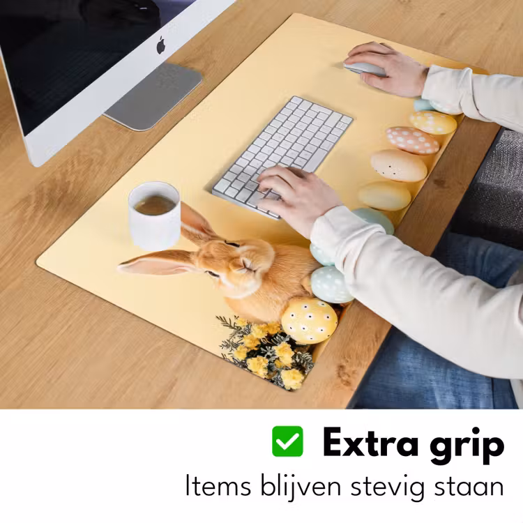 Bureau onderlegger - Eieren -  Konijn - Pasteltinten — 5
