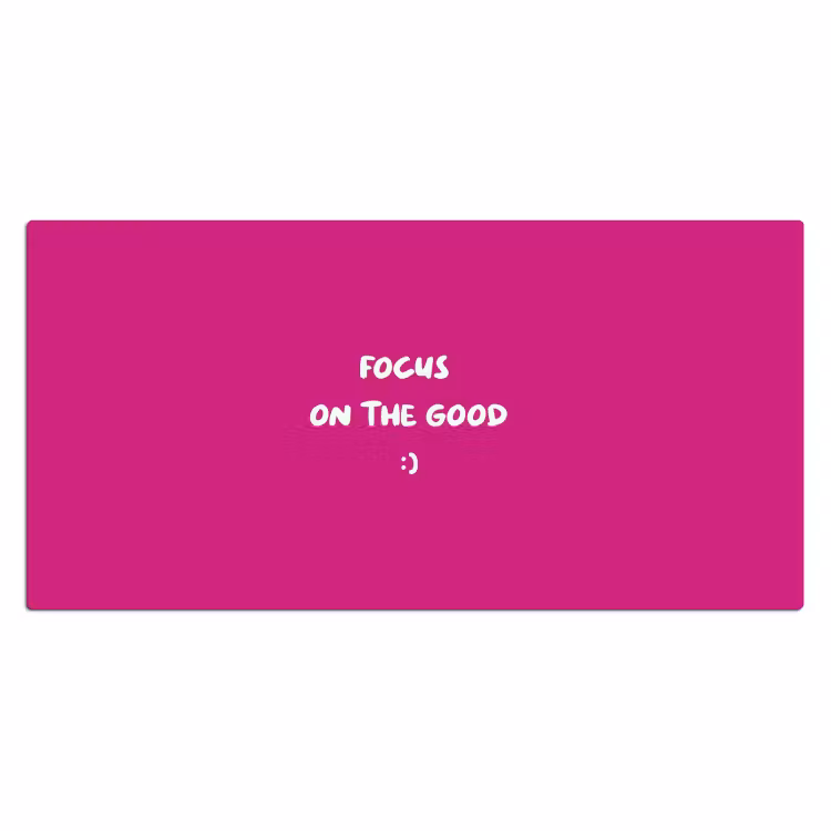 Bureau onderlegger - Focus - Smiley - Roze — 2