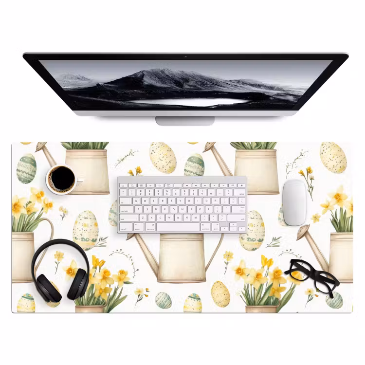 Bureau onderlegger - Gieter - Bloemen - Eieren — 3
