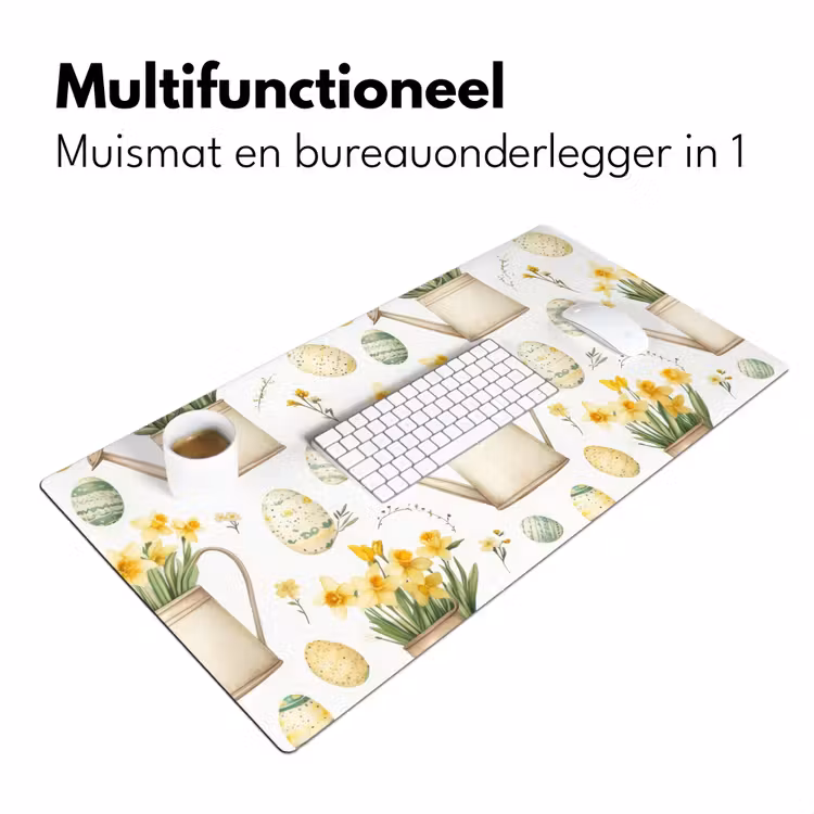Bureau onderlegger - Gieter - Bloemen - Eieren — 6
