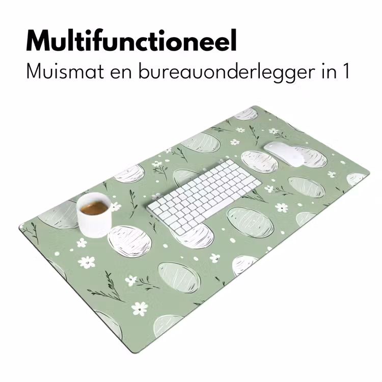 Bureau onderlegger - Groen - Eieren - Patroon — 6