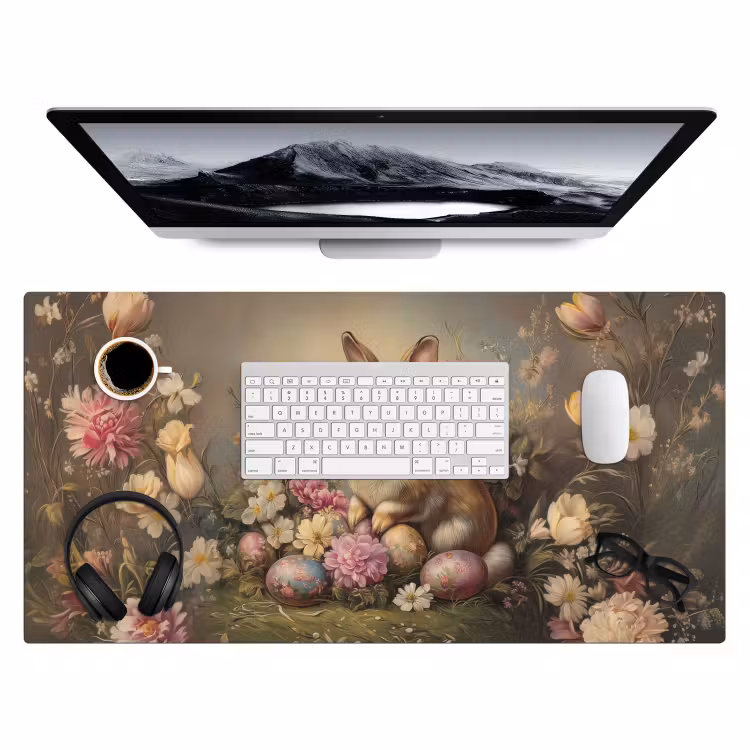 Bureau onderlegger - Haas - Stilleven - Bloemen — 3