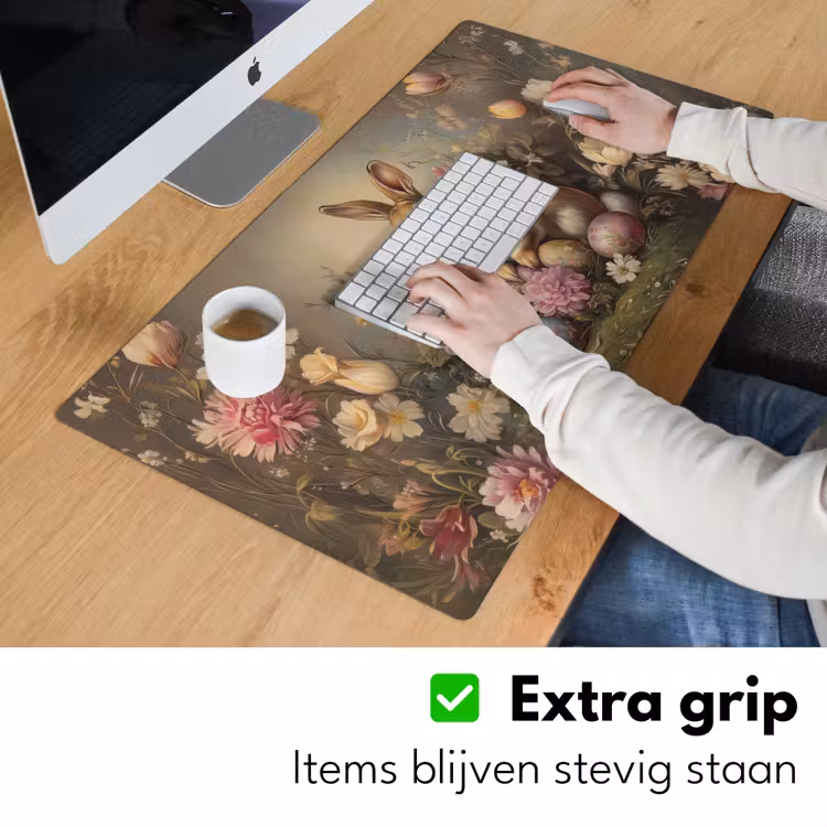 Bureau onderlegger - Haas - Stilleven - Bloemen — 5