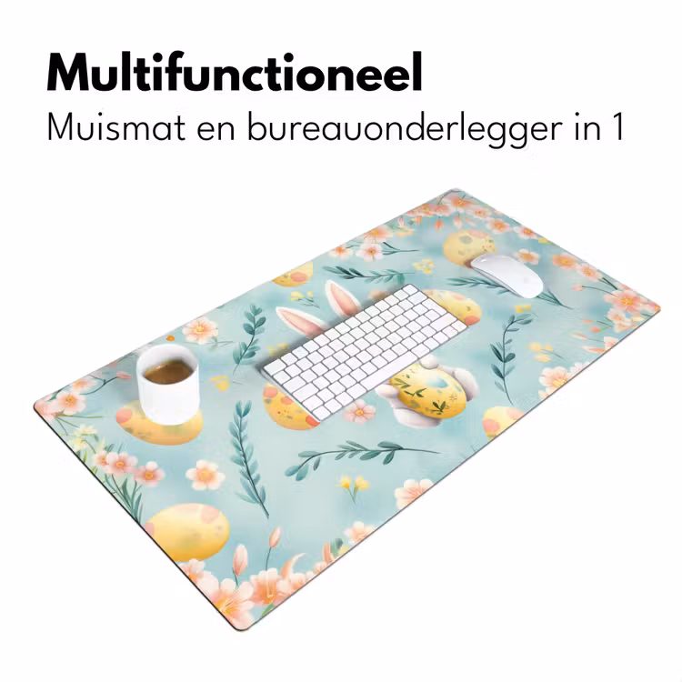 Bureau onderlegger - Konijn - Eieren - Takjes — 6