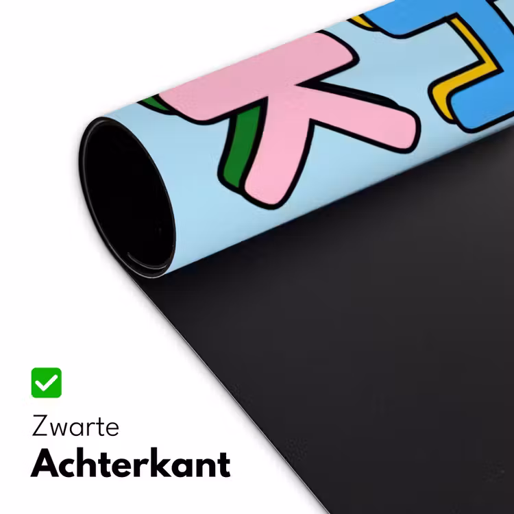 Bureau onderlegger - Oh ok - Blauw - Kleurrijk — 5