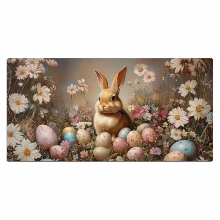 Bureau onderlegger - Paashaas - Lente - Paaseieren — 1