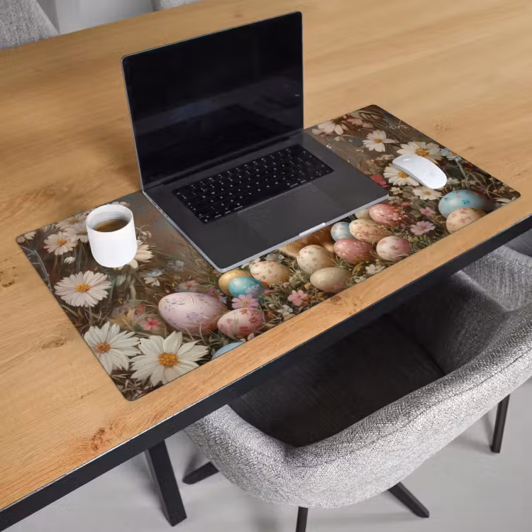 Bureau onderlegger - Paashaas - Lente - Paaseieren — 2