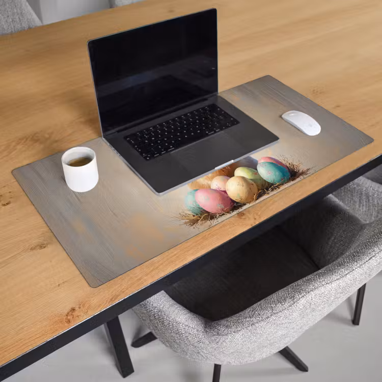 Bureau onderlegger - Paashaas - Pastel - Eieren — 2