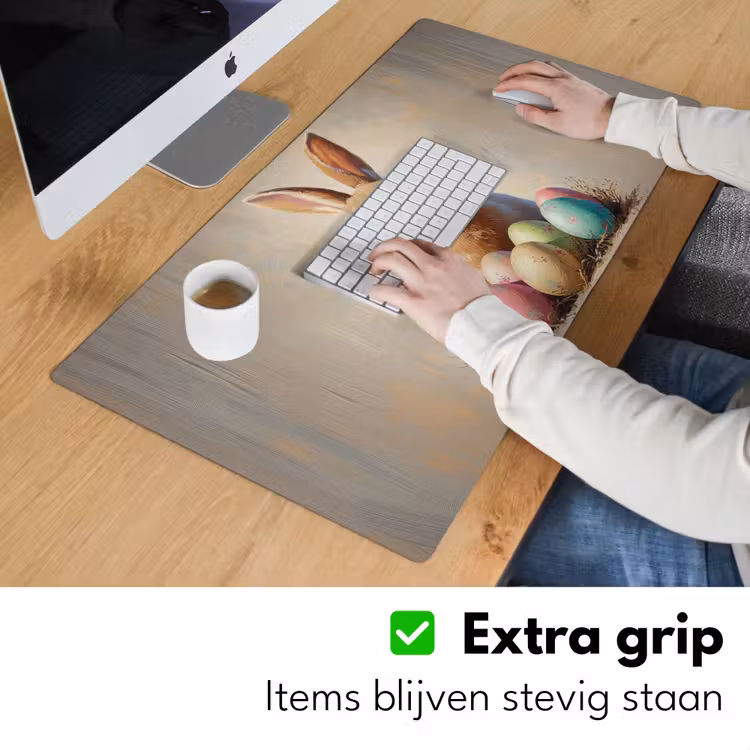 Bureau onderlegger - Paashaas - Pastel - Eieren — 5