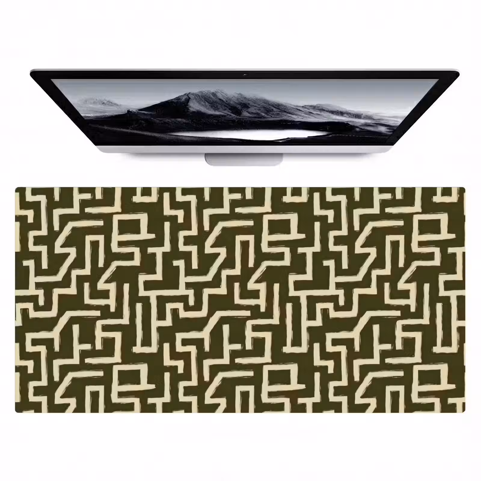 Bureau onderlegger - Abstract - Lijnen - Groen — 1