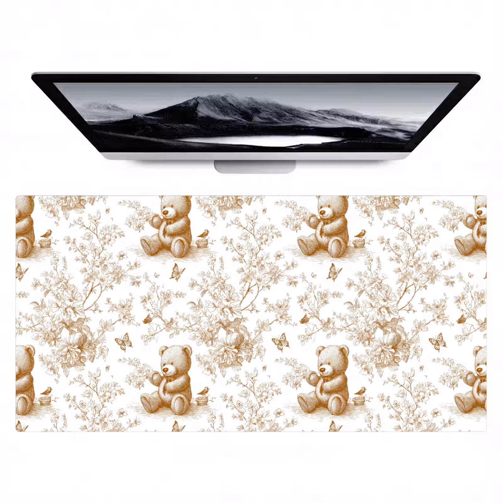 Bureau onderlegger - Beer - Tijdloos - Bruin — 1
