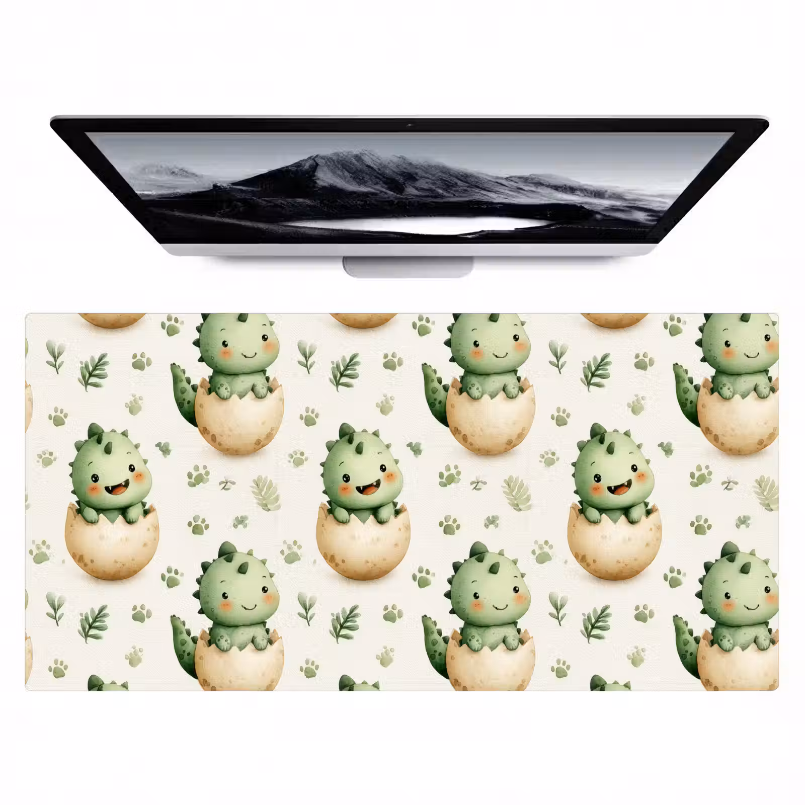 Bureau onderlegger - Dino - Eieren - Groen — 1
