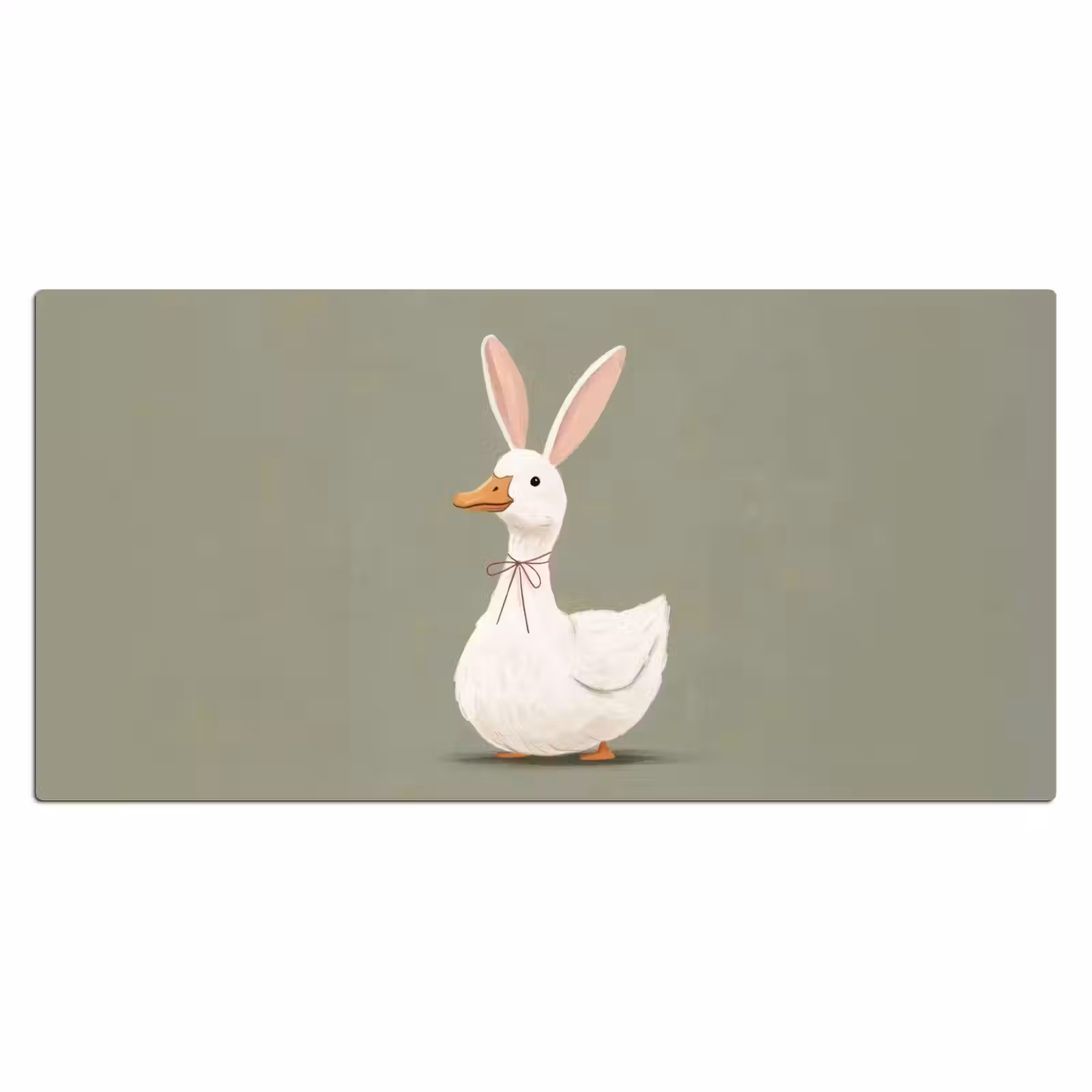 Bureau onderlegger - Eend - Konijnoren - Grijs — 1