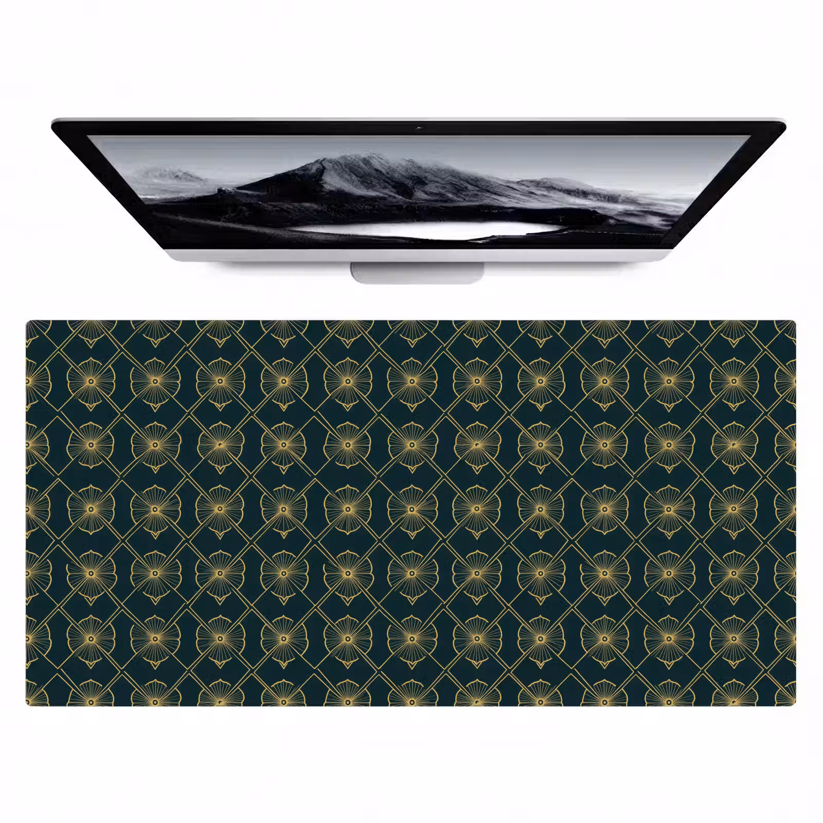 Bureau onderlegger - Geometrisch - Elegant - Groen — 1