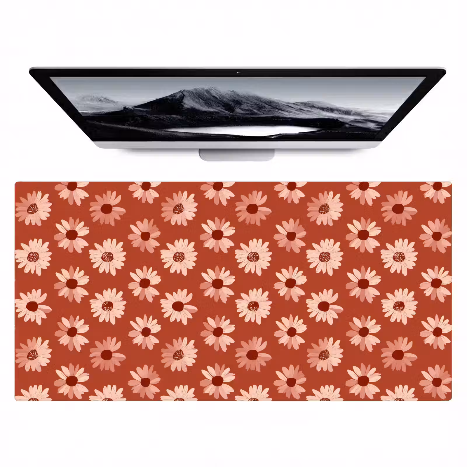 Bureau onderlegger - Madelief - Retro - Terracotta — 1