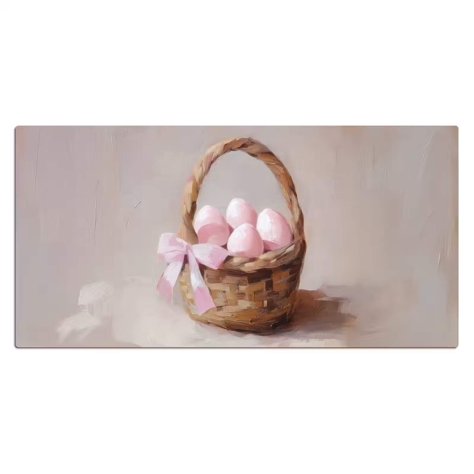 Bureau onderlegger - Mand - Eieren - Roze — 1