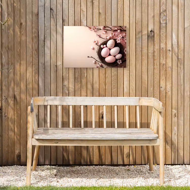 Buiten canvas - Roze - Bloesems - Eieren — 3