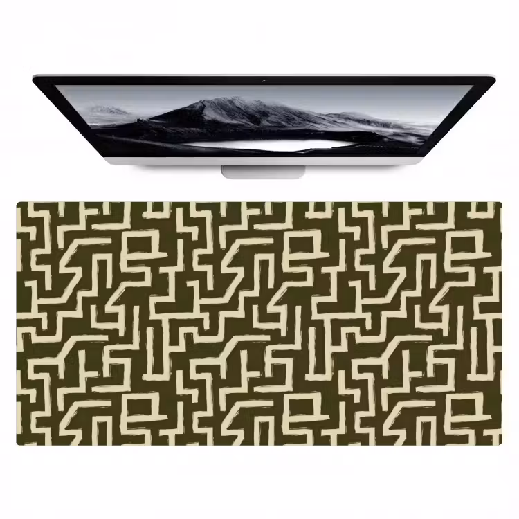Bureau onderlegger - Abstract - Lijnen - Groen — 1