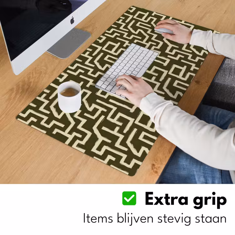 Bureau onderlegger - Abstract - Lijnen - Groen — 6