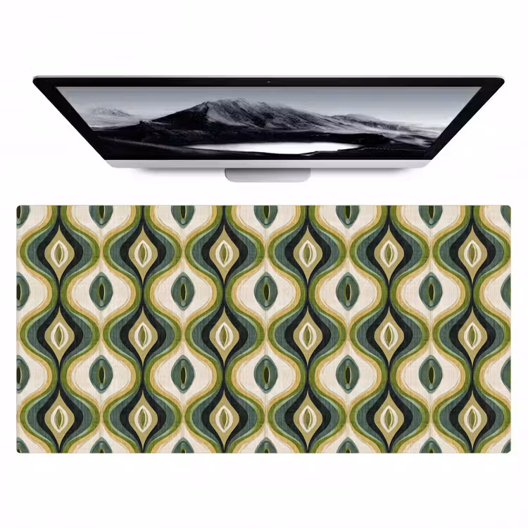 Bureau onderlegger - Abstract - Ritmisch - Groen — 1