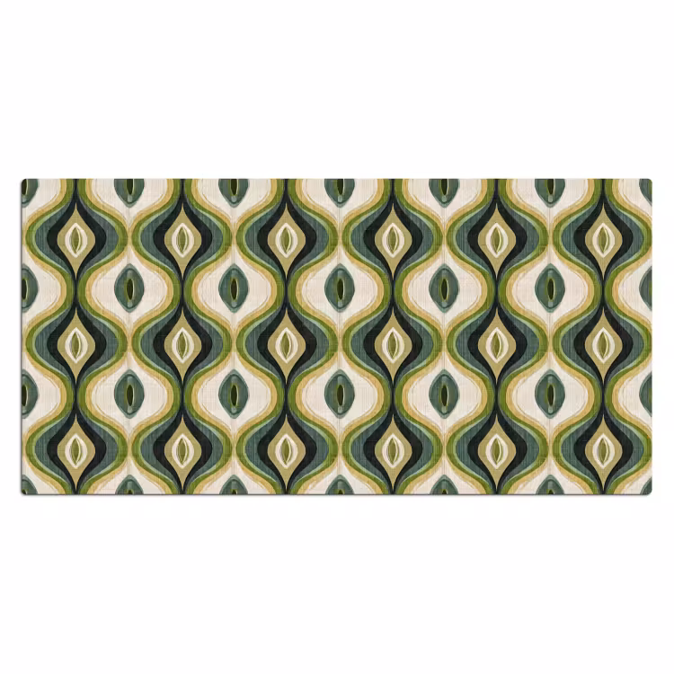 Bureau onderlegger - Abstract - Ritmisch - Groen — 2