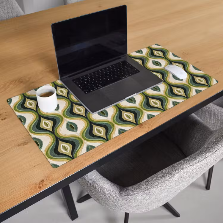 Bureau onderlegger - Abstract - Ritmisch - Groen — 3