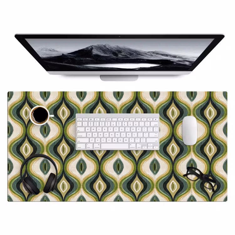 Bureau onderlegger - Abstract - Ritmisch - Groen — 4