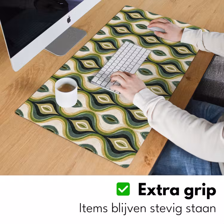 Bureau onderlegger - Abstract - Ritmisch - Groen — 6