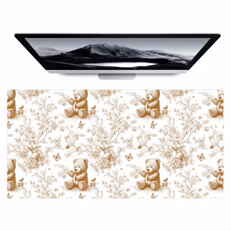 Bureau onderlegger - Beer - Tijdloos - Bruin — 1
