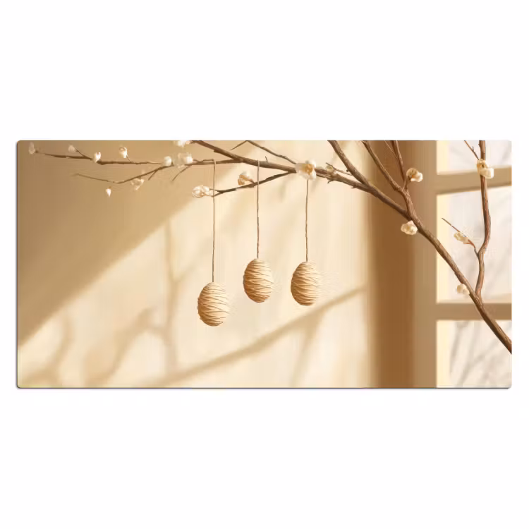 Bureau onderlegger - Beige - Paastak - Eieren — 1