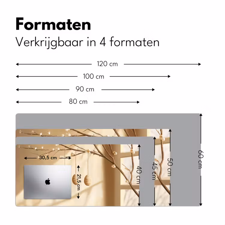 Bureau onderlegger - Beige - Paastak - Eieren — 7