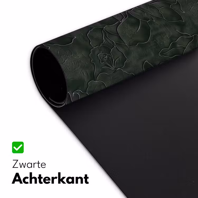 Bureau onderlegger - Bloemen - Lijnen - Groen — 5