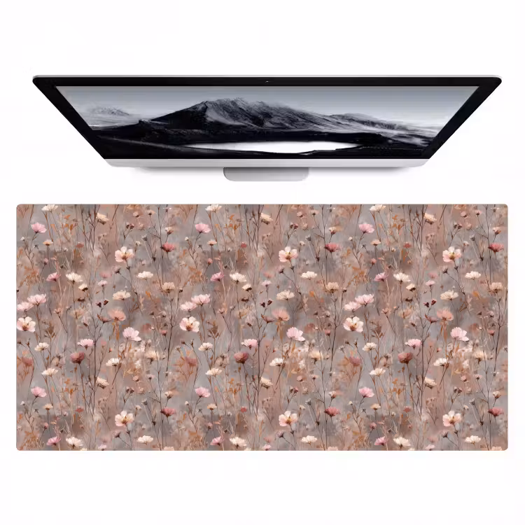 Bureau onderlegger - Bloemen - Wild - Pastel — 1