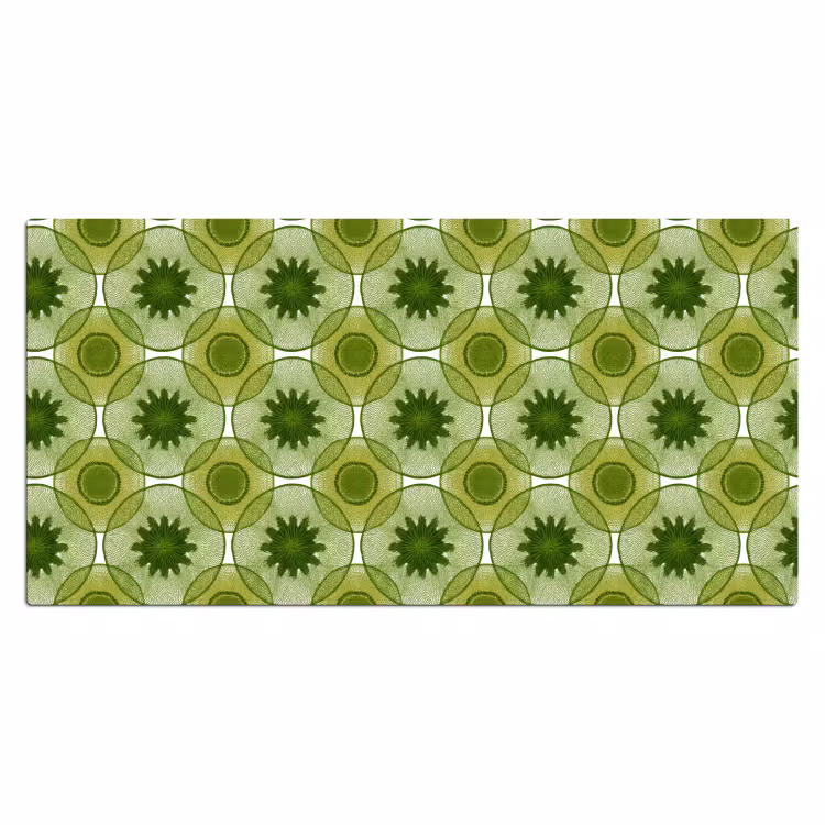 Bureau onderlegger - Cirkels - Patroon - Groen — 2