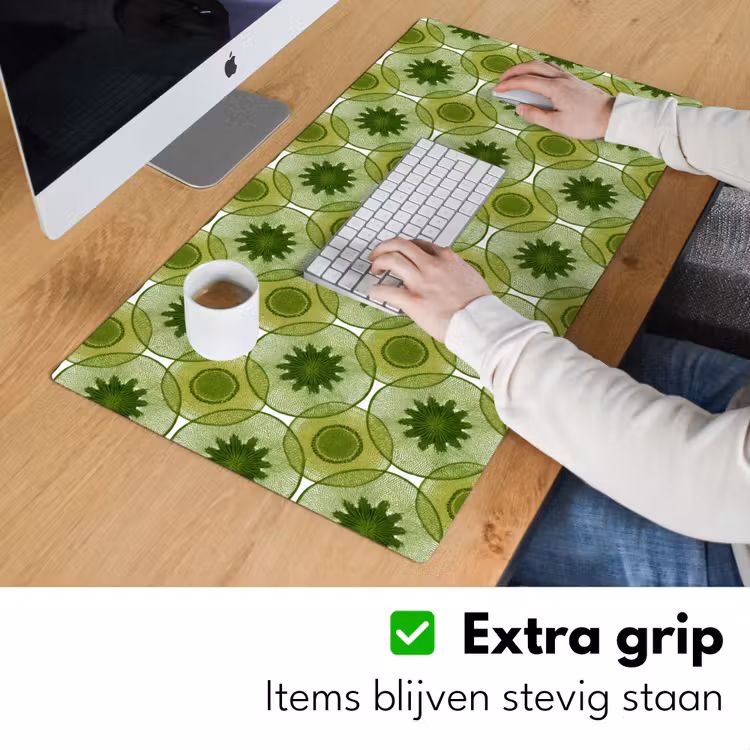 Bureau onderlegger - Cirkels - Patroon - Groen — 6