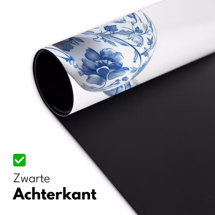 Bureau onderlegger - Delftsblauw - Haasje - Wit — 4