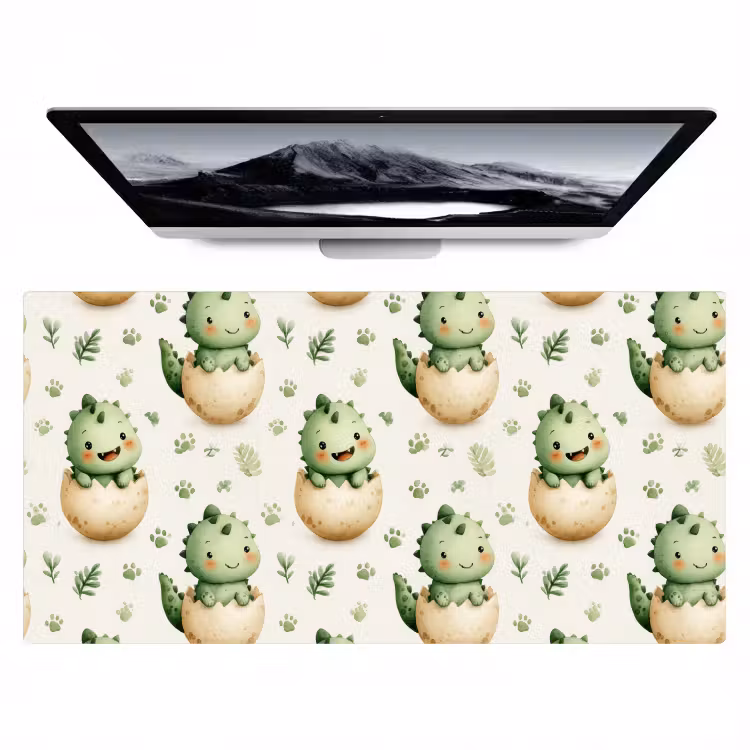 Bureau onderlegger - Dino - Eieren - Groen — 1