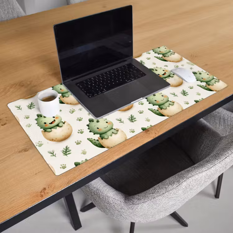 Bureau onderlegger - Dino - Eieren - Groen — 3