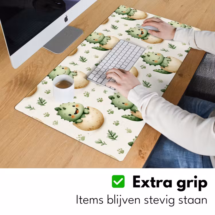 Bureau onderlegger - Dino - Eieren - Groen — 6
