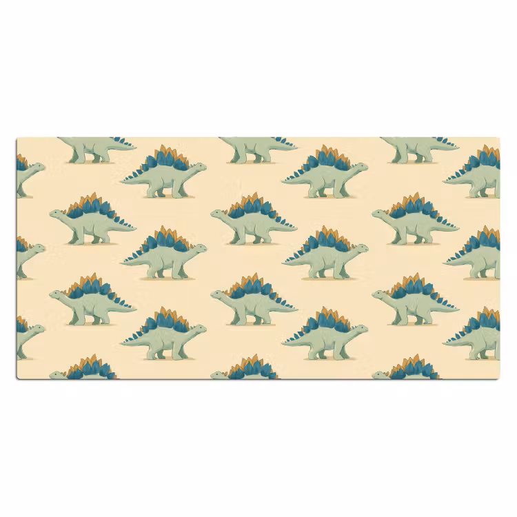 Bureau onderlegger - Dino - Patroon - Groen — 2