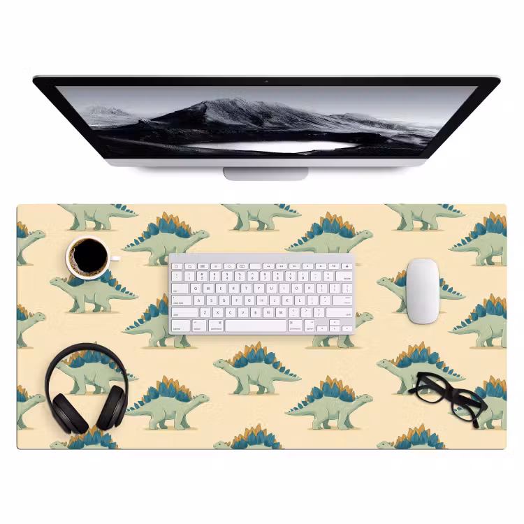 Bureau onderlegger - Dino - Patroon - Groen — 4