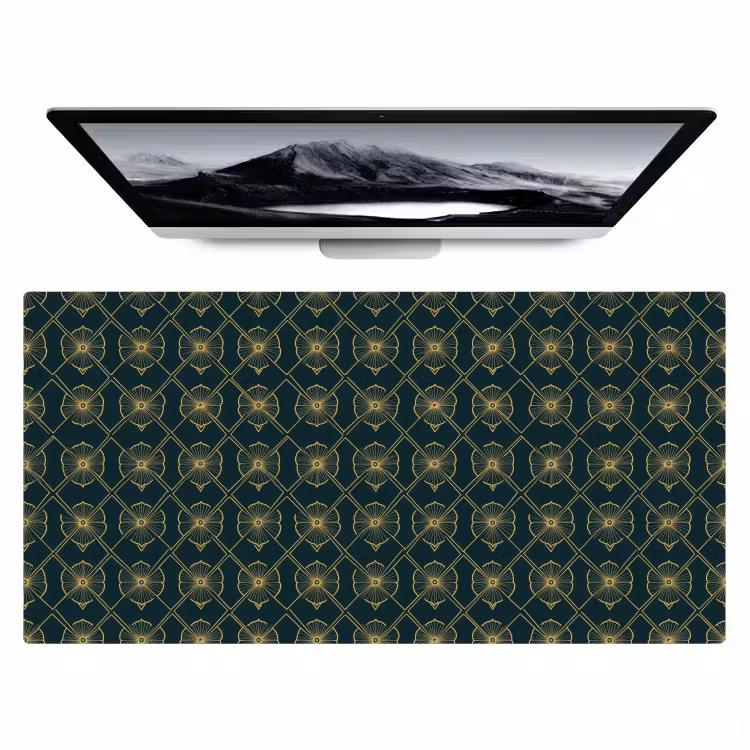 Bureau onderlegger - Geometrisch - Elegant - Groen — 1