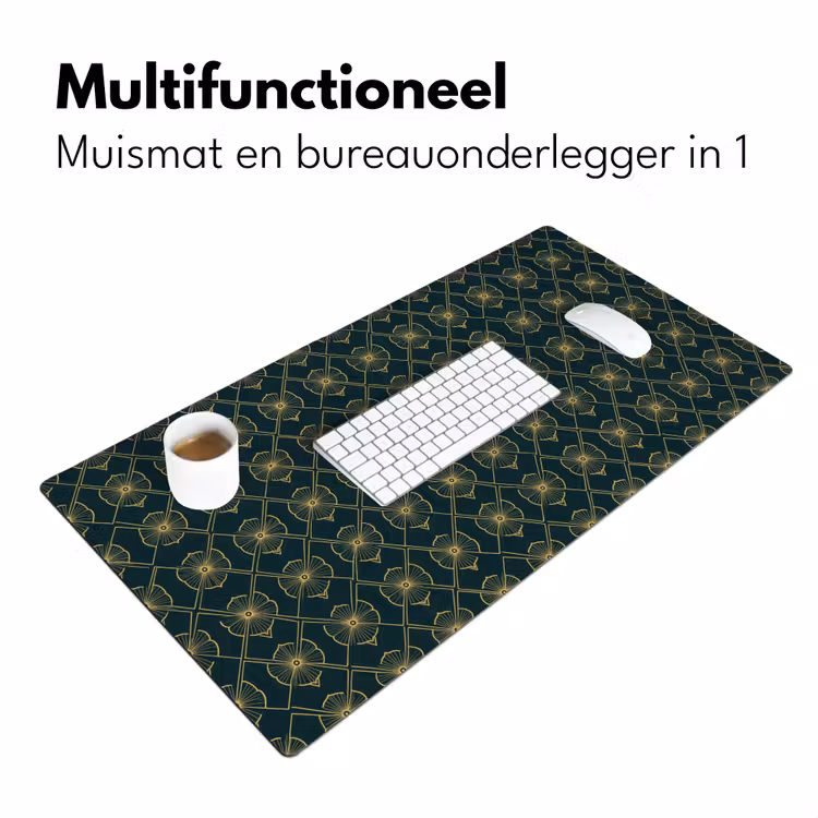 Bureau onderlegger - Geometrisch - Elegant - Groen — 7