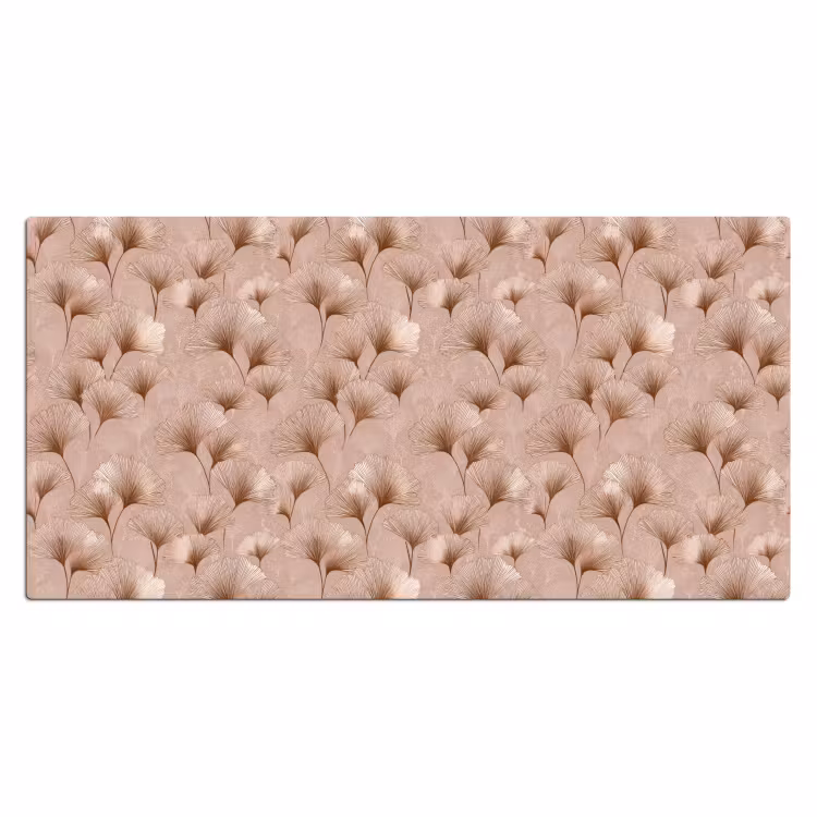 Bureau onderlegger - Ginkgo - Patroon - Roze — 2